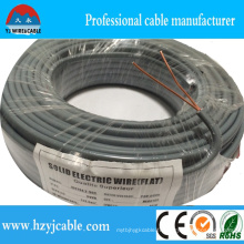 Câble plat d&#39;isolation isolant PVC 2 * 2.5mm2
